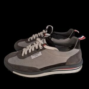 Thom Browne Two-Tone Gray Men's Sneakers